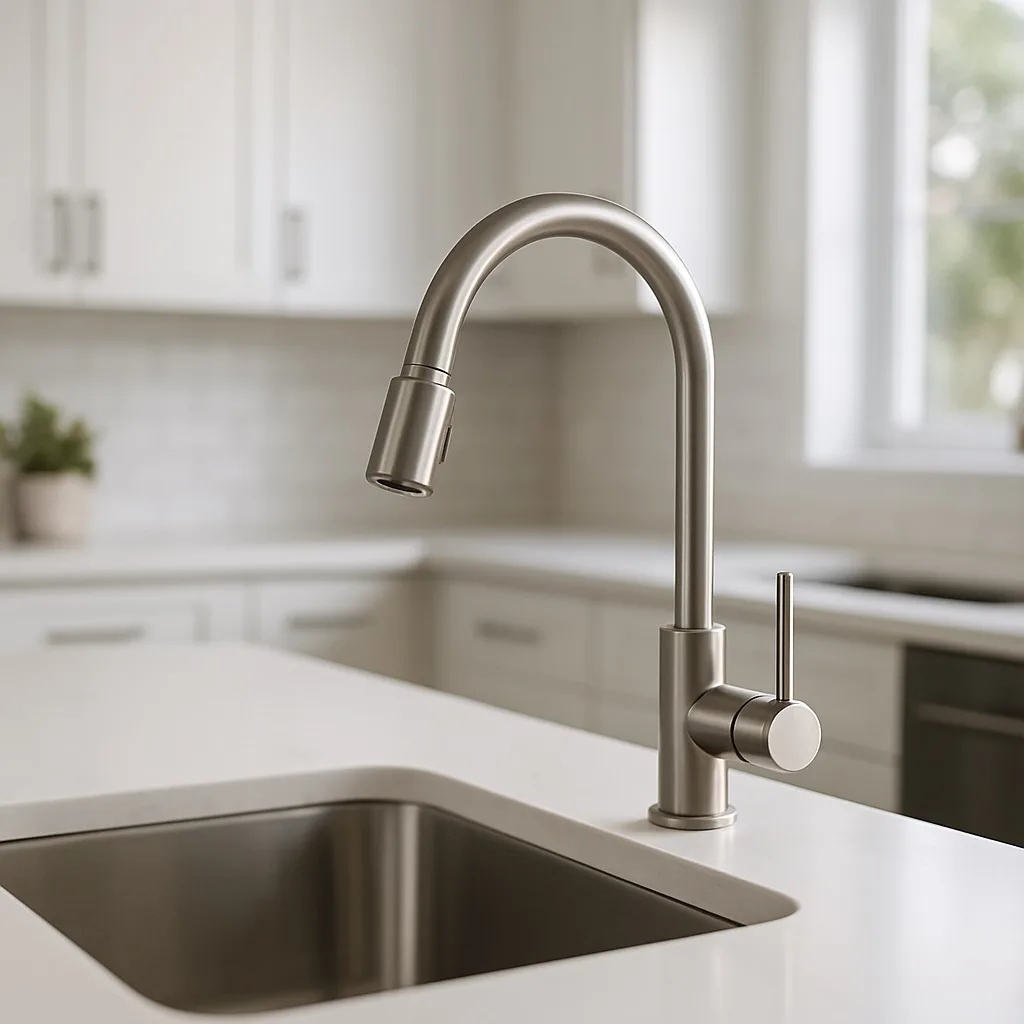 Brushed nickel RO faucet