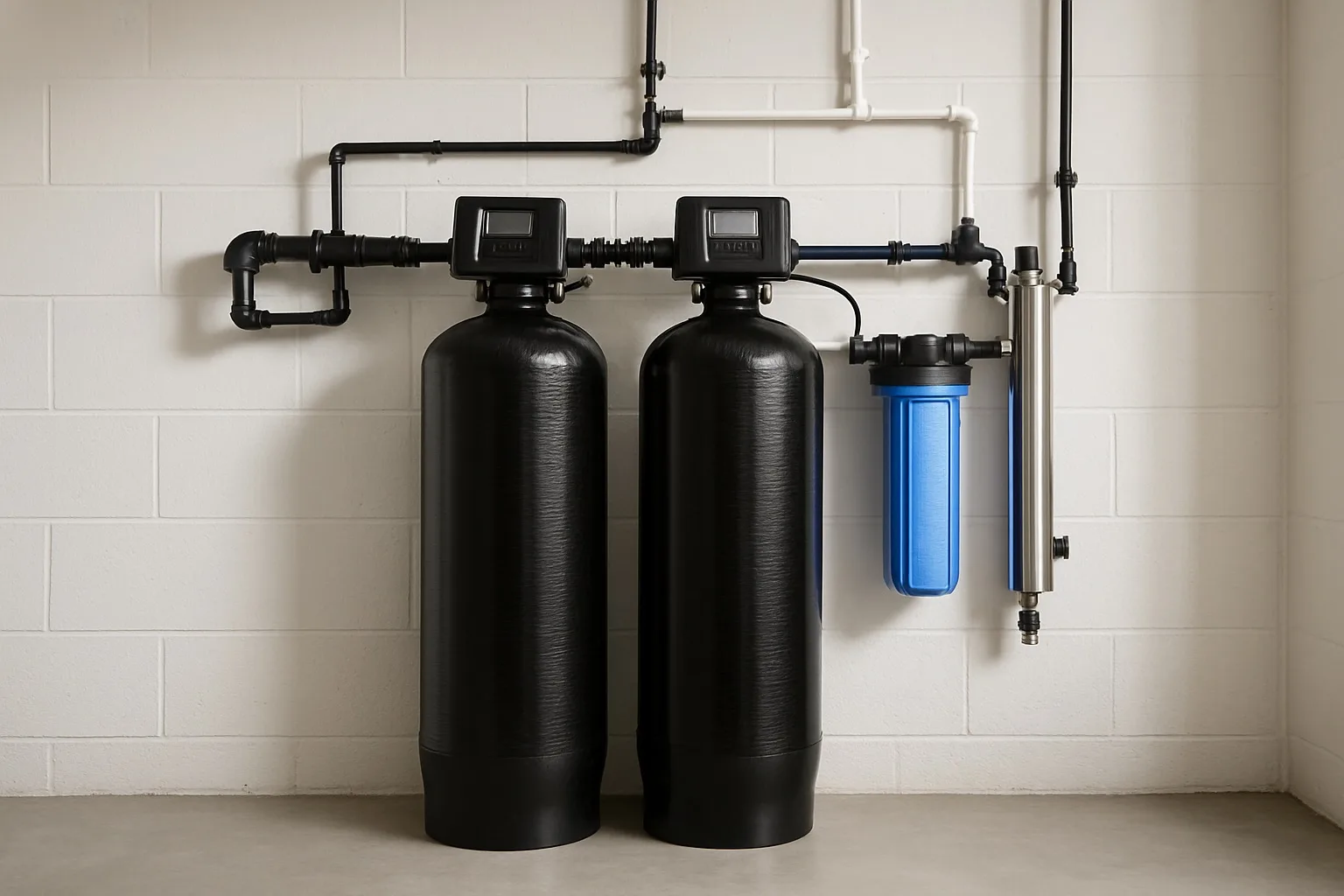 Well water treatment system